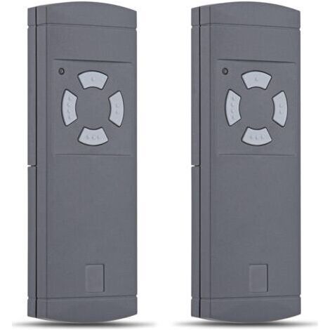 Compatible Avec Hormann Hs4 40,685mhz Touches Grises Télécommande D'Ouverture De Porte De Garage Pour Hormann Hs2-40, Hse2-40, Hse2-40, Hsm2-40, Hsm4-40 Télécommande 2 Pièces