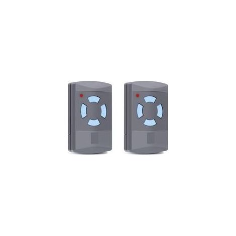 Lot De 2 Émetteurs Manuels Pour Porte De Garage Hörmann Hsm4-868,4 Canaux 868,3 Mhz - Télécommande Manuelle Pour Ouvre-porte De Garage Hörmann Supramatic, Promatic, Rotamatic, Lineamatic - Contient 2