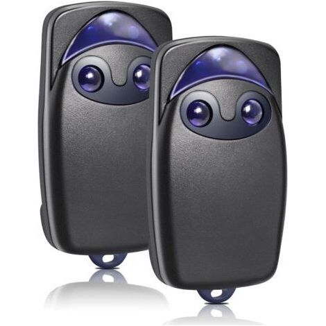 2pcs Telecommande Portail Pour Flo2r-s, 433,92 Mhz Telecommande Porte De Garage Compatible Avec Flo2r-s, 2 Canaux