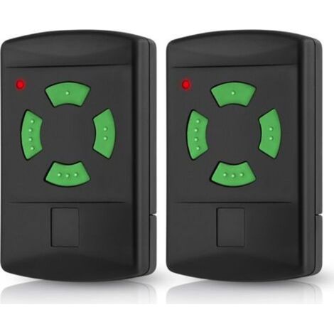 Lot De 2 Télécommandes Pour Porte De Garage Hörmann Hsm4-26.975, Hsm2-26.975, Hs2-26.975, Dh01-26.975, Dhm02-26.975, Compatible Avec Hörmann 26,975 Mhz Pour Ouvre-porte De Garage