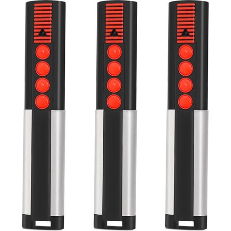 Lot De 3 Télécommandes De Rechange Pour Émetteur Portatif D'Été 868,8 Mhz 4 Canaux Compatibles Avec Sommer 4020 Tx03-433-4, 4020v000, 4025v000, 4026v000
