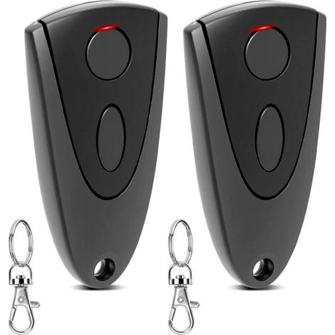 Lot De 2 Émetteurs Portatifs Pour Porte De Garage Novoferm 433,92 Mhz Pour Novoferm - Télécommande 2 Canaux - Pour Novotron 502/504/512/514