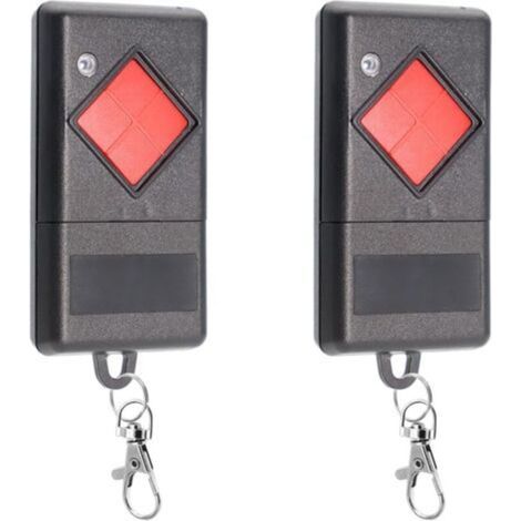 Lot De 2 Télécommandes De Rechange Pour Porte De Garage Dickert 40,685 Mhz, 4 Canaux, Compatibles Avec Dicket Mahs40-01, Mahs40-04