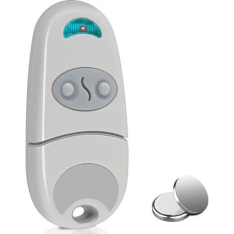 433,92 Mhz Inti Era Télécommande Portail Pour On2e, 2 Canaux Télécommande Pour Portail, Code Tournant Sécurisé, Compatible Récepteurs Automatisés, Noir/blanc, 2pcs