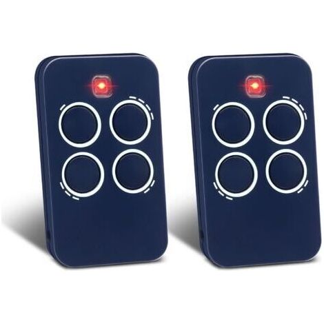 2 Pièces De Rechange Pour Télécommande Genius, 433,92 Mhz Pour Garage 4 Canaux Compatible Avec Genius Echo Tx4 433 Rc,echo Tx2 433 Rc,te443h Bravo