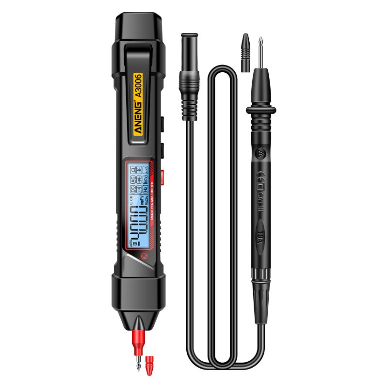 A3006 Stift-digitalmultimeter, 4000-count-wechsel-/gleichspannungsprüfer, Nullliniendetektor, Widerstands-, Kapazitäts- Und Diodentester, Elektrowerkzeuge