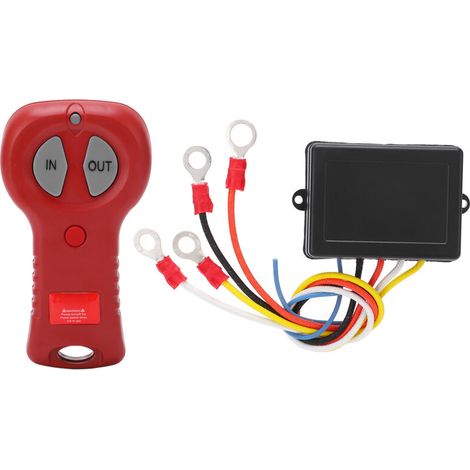 Sabir Kit De Télécommande De Treuil Sans Fil, Contrôleur De Treuil Électrique Avec Voyant Lumineux 9‑30v 434mhz Étanche Universel Pour Camion Atv Suv