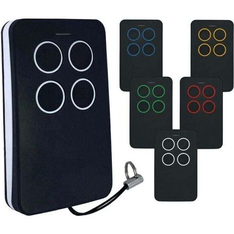 1pc Télécommande Pour Portail Automatique À Code Roulant Et Code Fixe Multifréquence Rouge