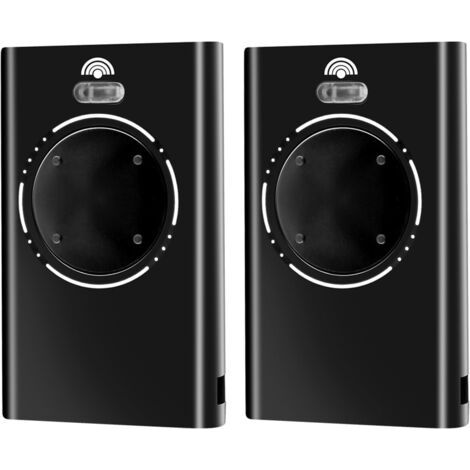 Rhg 2 Piècestelecommande Porte De Émetteur De Garage 868mhz,telecommande Portail 4 Canaux Compatible Avec Xt4 868 Slh Lr, Xt4 868 Slh, Xt2 868 Slh Lr, Xt2 868 Slh（black）