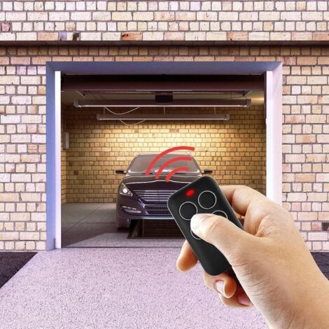 Télécommande Universelle 433 Mhz – Lot De 2 – 4 Canaux – Émetteur Portatif Pour Portails Et Portes De Garage – Clonage De Signal
