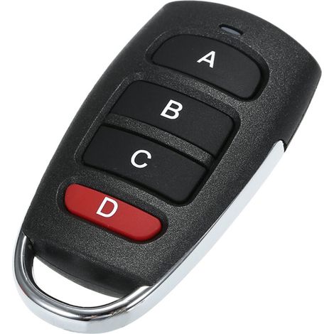 Bardusch - Télécommande Universelle Pour Garage Et Porte, 433.92 Mhz Télécommande Radio, Duplicateur De Code De Clonage, Scanner De Clé De Porte De Garage, Alarme De Sécurité À Distance