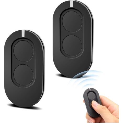 Rhg Ouvre-porte De Garage 2 Pièces, Télécommande Sans Fil À 2 Boutons, Compatible Avec Ditec Bixls2 Bixlp2 Gol4 Bixlg4 Zen2 Zen4w
