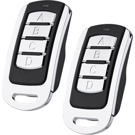 Green Mobility-lot De 2 Émetteurs Portatifs 250-868 Mhz Pour Porte De Garage Hörmann Hsm4, Hse4, Se2 Et Hsm4. Compatible Avec Les Émetteurs Portatifs Numériques Marantec D302, D304 Et D384, Ainsi Qu'