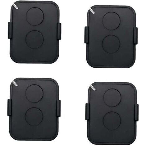 Vurahome - Pack De De 4 Commande À Distance , Xu, 2 Canaux Télécommande Portail 433mhz Avec Code Tournant Sécurisé, Compatible Avec Récepteurs Automatisés -