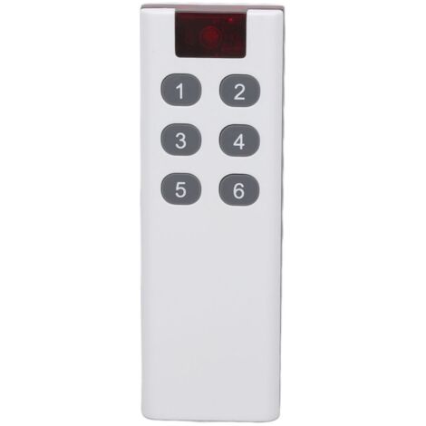 Deesse Shop-télécommande Numérique De D'Apprentissage, Contrôle De D'Apprentissage Sans Fil Pratique Portable Pour Lumière Led (6 Clés)