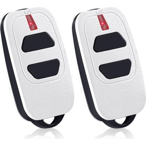 Rhg Télécommande De Porte 433,92 Mhz Compatible Avec Les Télécommandes De Porte De Garage Dea Gti2/4, Gt2/4, Mio Tr2/4 Et Mio Tr2n/4n, Lot De 2