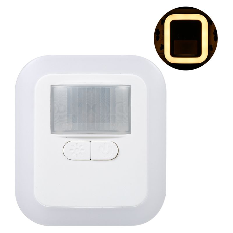 Led-wand-nachtlicht Mit Bewegungsmelder, Einstellbarer Helligkeit Und Leuchtdauer (30 S/60 S/90 S/120 S), Für Wohnzimmer, Schlafzimmer, Treppenhaus, Ac 110–240 V