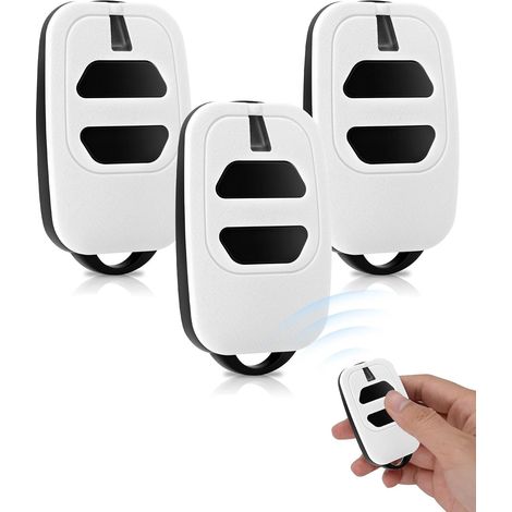 3pcs Télécommande, 2 Canaux, 433,92 Mhz, Portail Garage, Compatible Gti, Mio