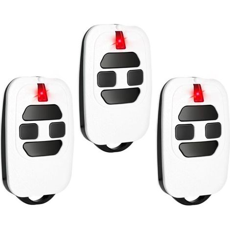Sabir Télécommande De Remplacement Pour Dea, 433,92 Mhz, 4 Canaux, Compatible Avec Dea Gti2/4, Gt2/4, Mio Tr2/4, Mio Tr2n/4n, Compatible Avec Les Télécommandes À Code Tournant Dea 433,92 Mhz. (3)