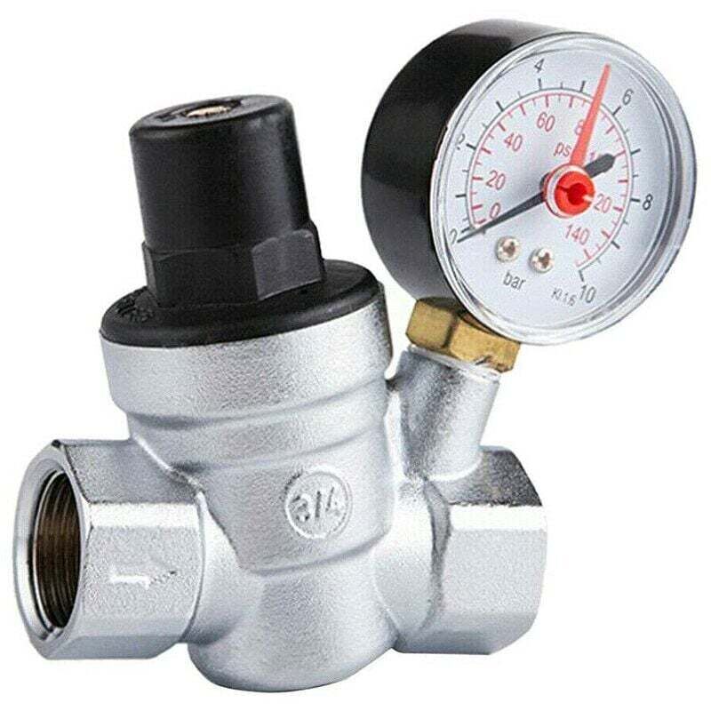 3/4"-druckminderventil Mit Manometer Und Wasserregler