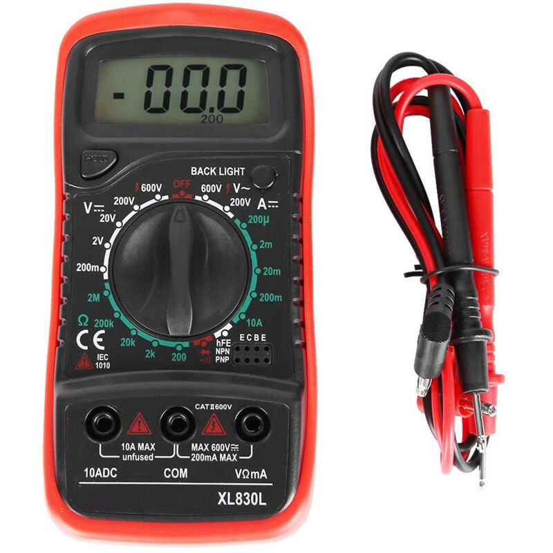 Digitales Lcd-multimeter Zum Messen Von Strom, Spannung, Widerstand, Dioden Und Trioden