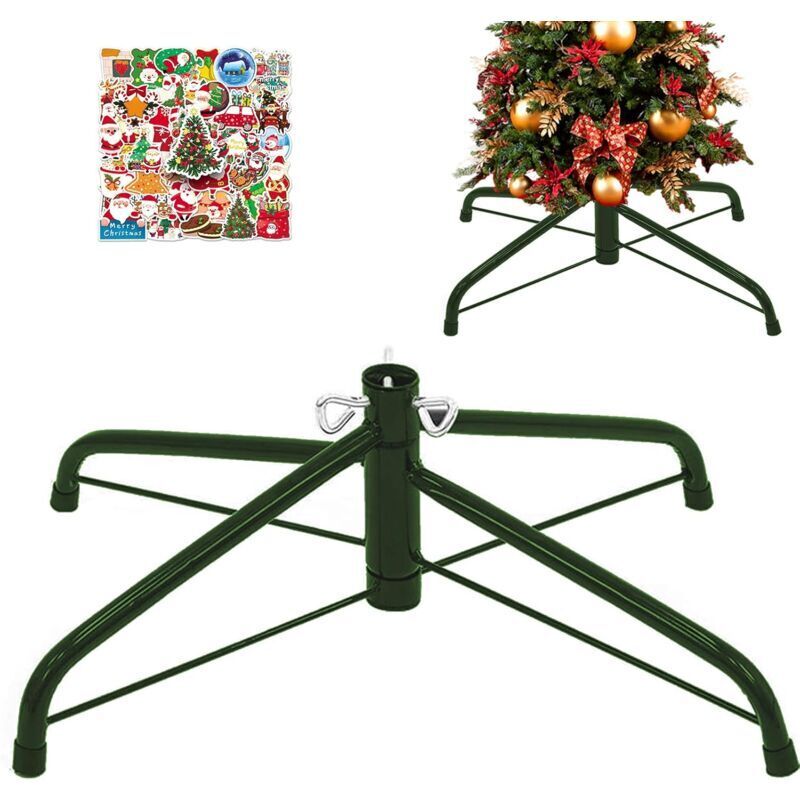 Ortviai Faltbarer Ständer Für 40 Cm Große Künstliche Weihnachtsbäume – Kompatibel Bis 1,4 M