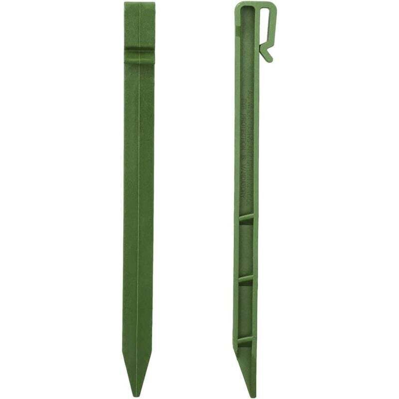 Packung Mit 20 Kunststoff-erdankern, 25,4 Cm, Für Gartenbeeteinfassungen Und Pflanzenstützen, Ortviai