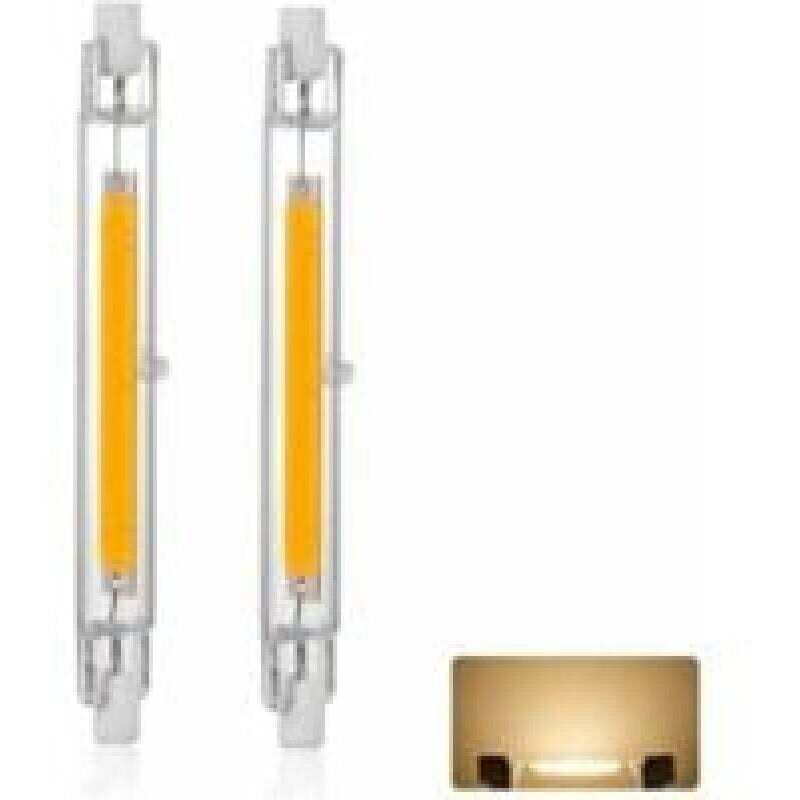 Ortviai R7s 118 Mm 20 W Dimmbare Led-lampe, Warmweiß 3000 K, 3000 Lm, Ersatz Für Halogenlampe J118, 360°-beleuchtung