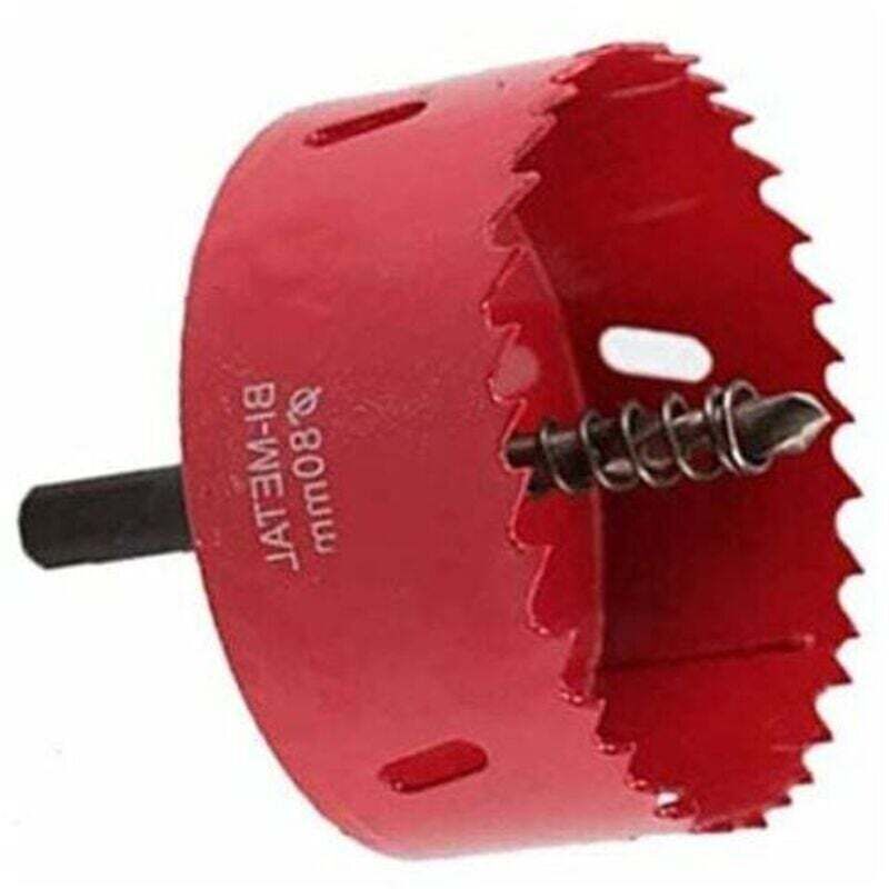Ortviai 80 Mm M42 Hss Lochsägen-bohrer-set Für Holz, Aluminium, Eisen, Blech Und Kunststoff