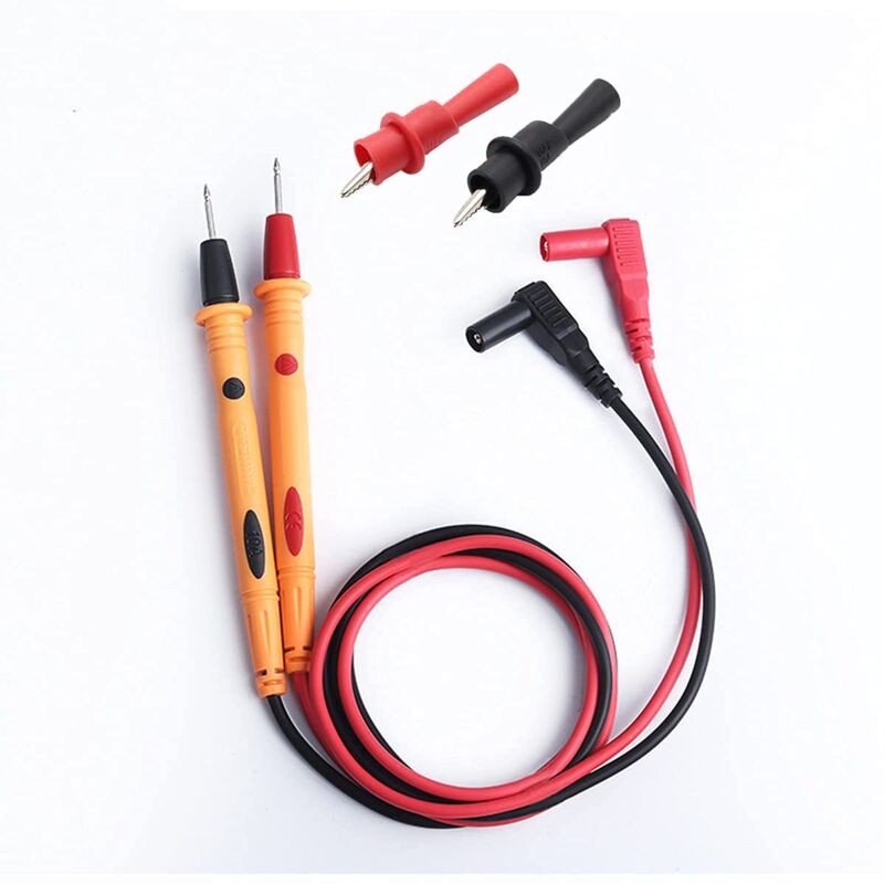 Präzises Digitales Multimeter 1000v 20a Mit Stromzange, Spitzen Messspitzen Und Krokodilklemmen