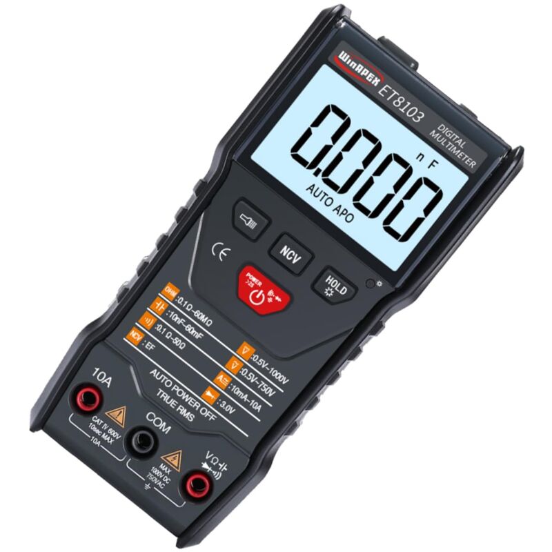 Automatisches Digitales Taschenmultimeter Für Präzise Elektrische Messungen