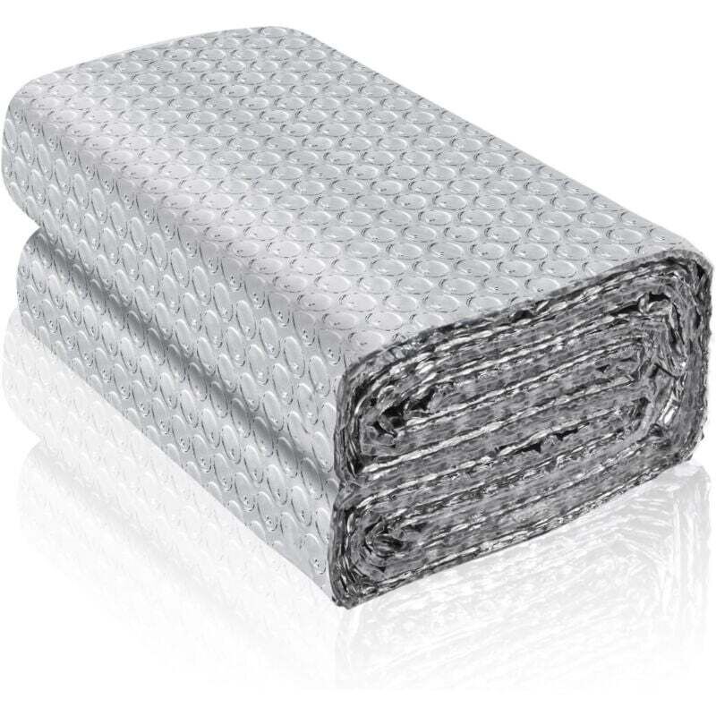 Ortviai Aluminium-wärmedämmrolle, Reflektierend, Für Heizkörper, Fenster Und Auto (3 M X 60 Cm)