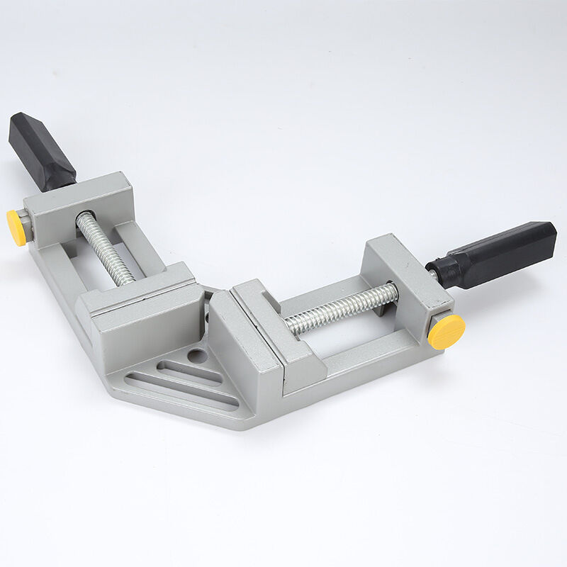 Verstellbarer 90°-winkelschraubstock Für Aluminium, Holz, Glas Und Metall (0-65 Cm) Mit Schnellverschluss