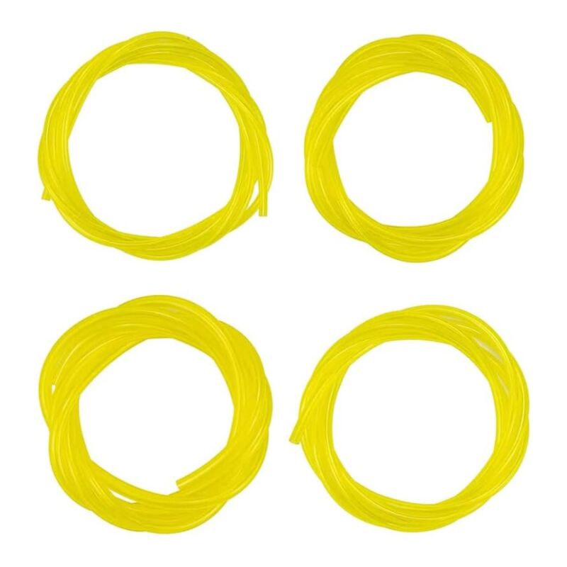 Set Mit 4 Flexiblen Kraftstoffschläuchen, 4,8 M – 4 Verschiedene Größen Für Gartengeräte