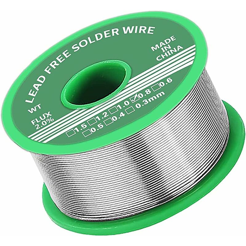 Bleifreier Lötdraht 0,8 Mm, Flussmittel, Kolophonium 50 G, Elektroniklöten, Diy