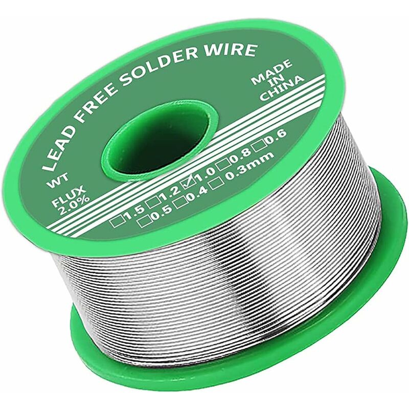 Bleifreier Lötdraht (1,0 Mm), Flussmittel (20 G) Für Elektronikreparaturen (diy)