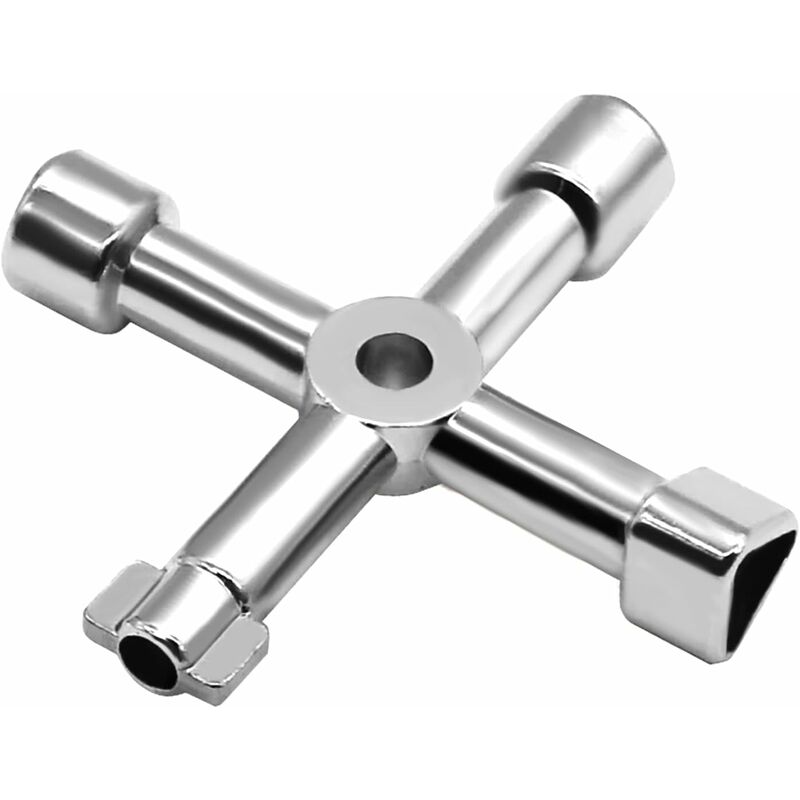 4-in-1 Multifunktionsschlüssel Für Aufzüge, Schaltschränke Und Ventile – Universal