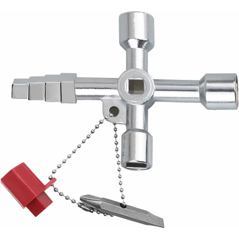 Dreieckiger Multifunktionsschlüssel Für Aufzüge, Schaltschränke, Ventile, Zähler