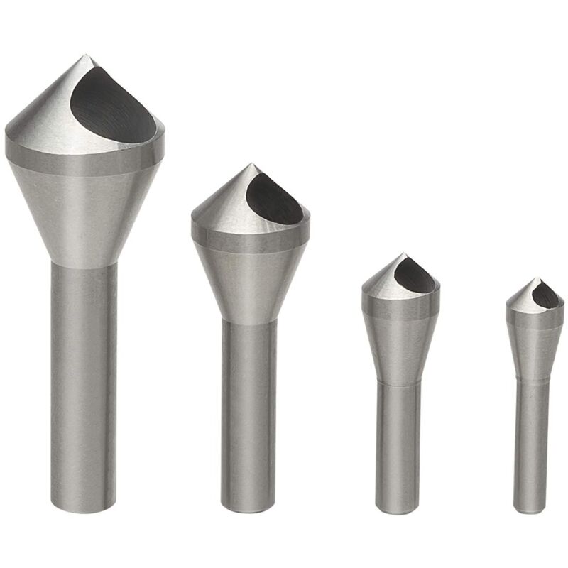 Hss-fasenfräser, 4 Stück, Für Metall, Holz Und Kunststoff