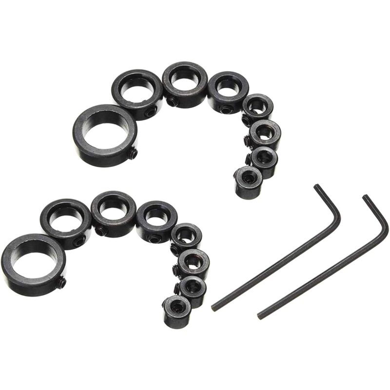 3-16 Mm Holzbohrer-set Mit Einstellbarem Tiefenanschlag Und Innensechskantschlüssel, 16-teilig