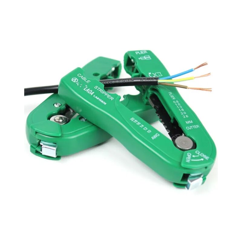Multifunktionale Abisolierzange Für Kabel Von 0,8–2,6 Mm², Zum Schneiden Und Crimpen, 118 X 44,3 Mm