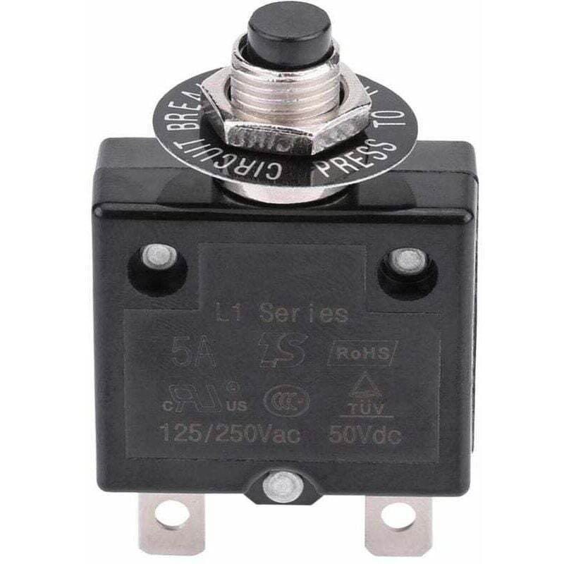 10-a-leistungsschalter (125–250 V Ac/50 V Dc) Mit Druckknopf Und Thermischer Rückstellung