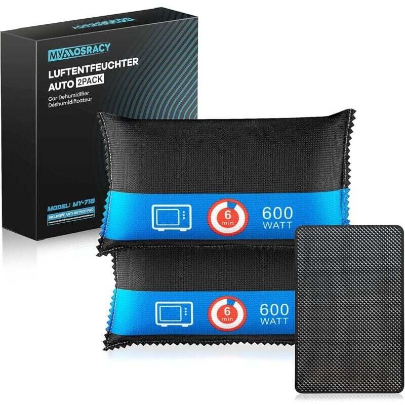 Ortviai Wiederverwendbarer Luftentfeuchter 2 X 400 G Silicagel Für Auto, Wohnung Und Feuchte Räume