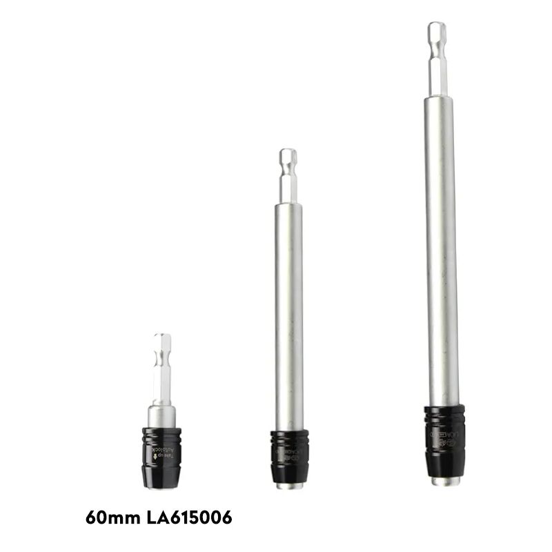 Set Mit 3 Magnetischen Schraubendreheradaptern Mit Sechskantschaft (60, 150, 300 Mm)