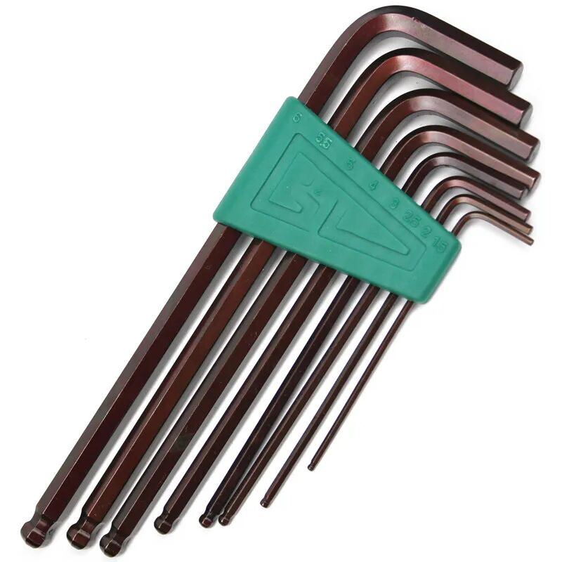 8-teiliger Sechskantschlüsselsatz Mit Magnetkugel, Mini-etui, 1,5–10 Mm, Tragbar