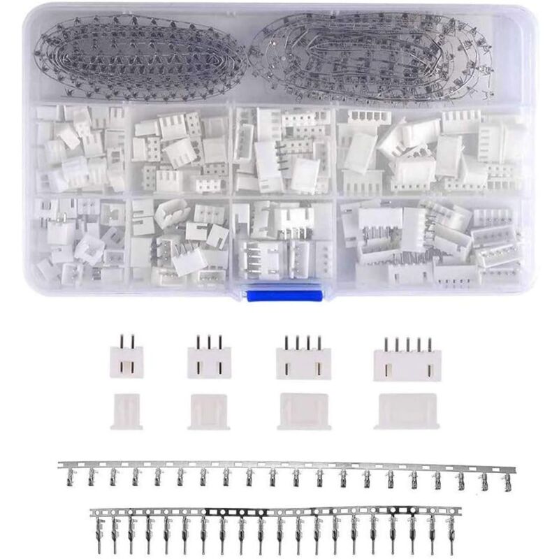 2,54-mm-jst-steckverbinder-set, 2/3/4/5-polig, Stecker/buchse Mit Gehäuse, 560 Teile