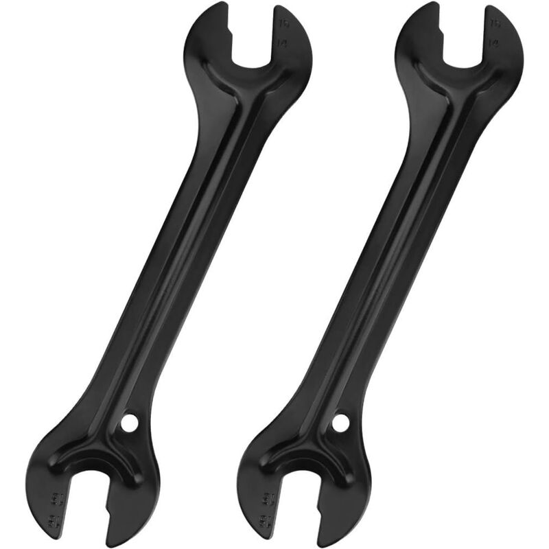 Set Mit 2 Fahrradnabenschlüsseln 13-16 Mm Stahl Für Konusreparatur