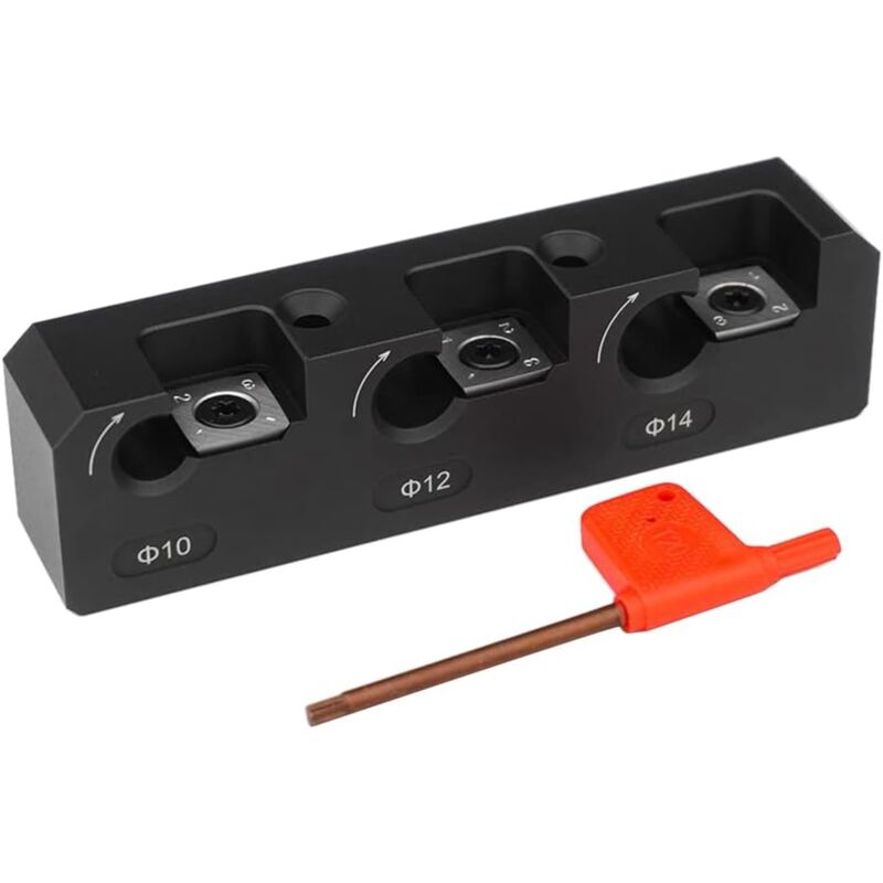 Set Mit 3 Wolframkarbid-sägeblättern Mit 3 Löchern Für Holzdübel