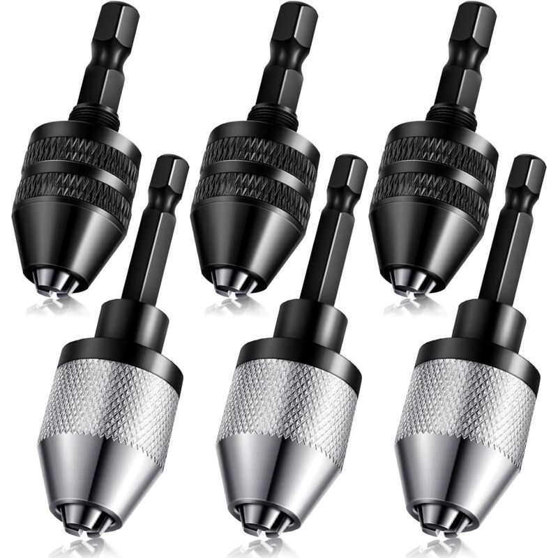 1/4"-sechskantfutter Mit 0,3-6,5 Mm Schnelladaptern Für Schlagbohrmaschinen (6 Stück)