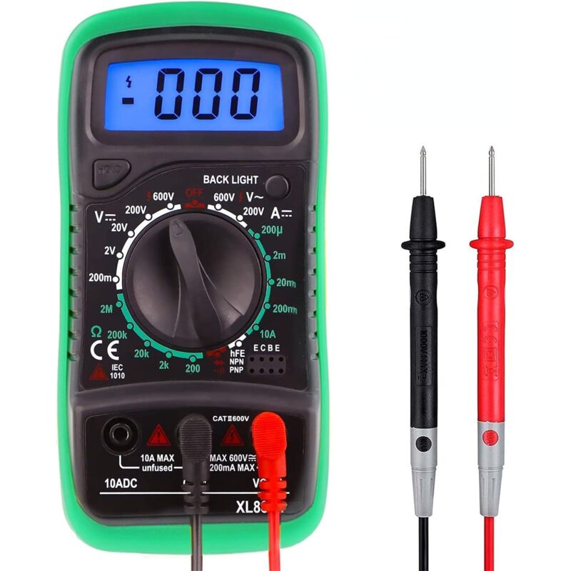 Tragbares Digitales Multimeter Mit Hintergrundbeleuchtung Und Sicherheitsfunktionen